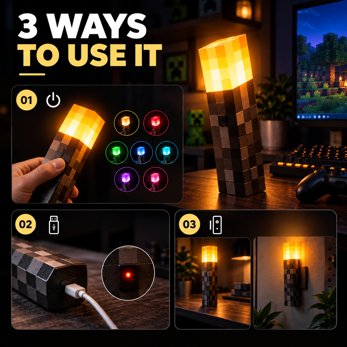Minecraft Torch Light