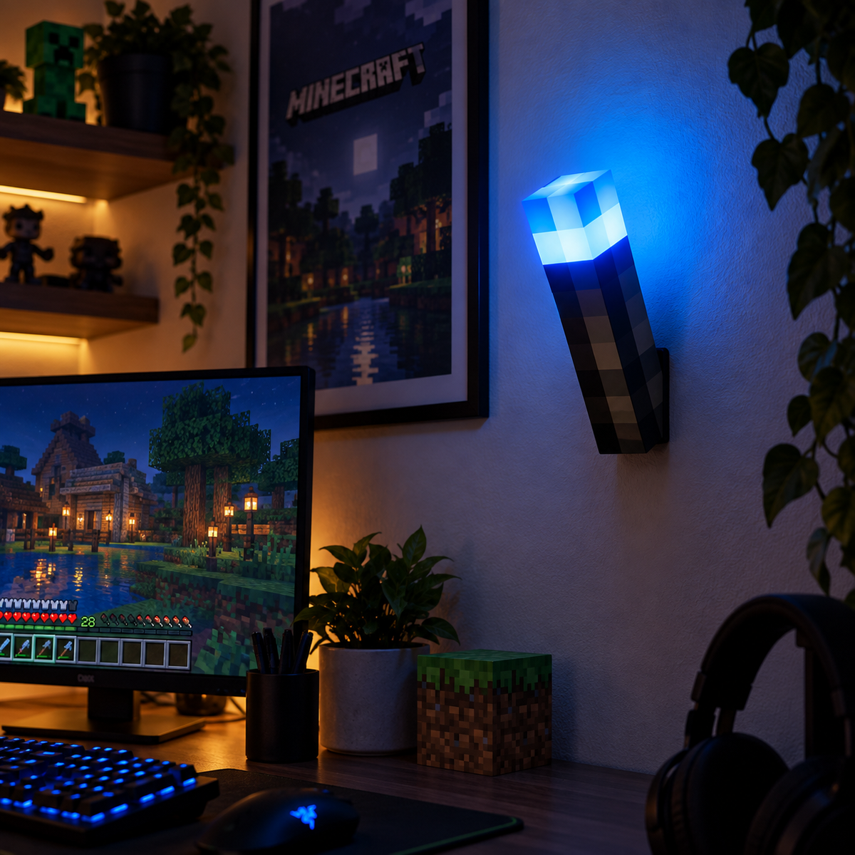 Minecraft Torch Light