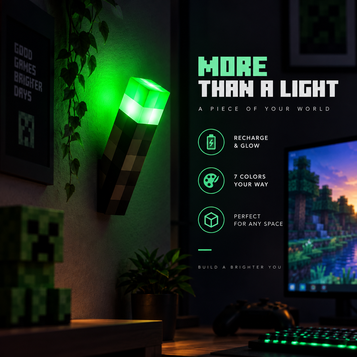 Minecraft Torch Light